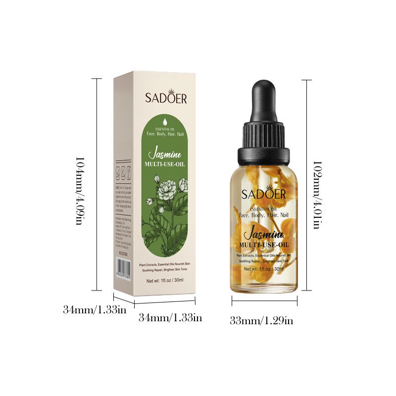 Sadoer Face, Body, Hair, Nail Multi Use Jasmine Oil 55ml