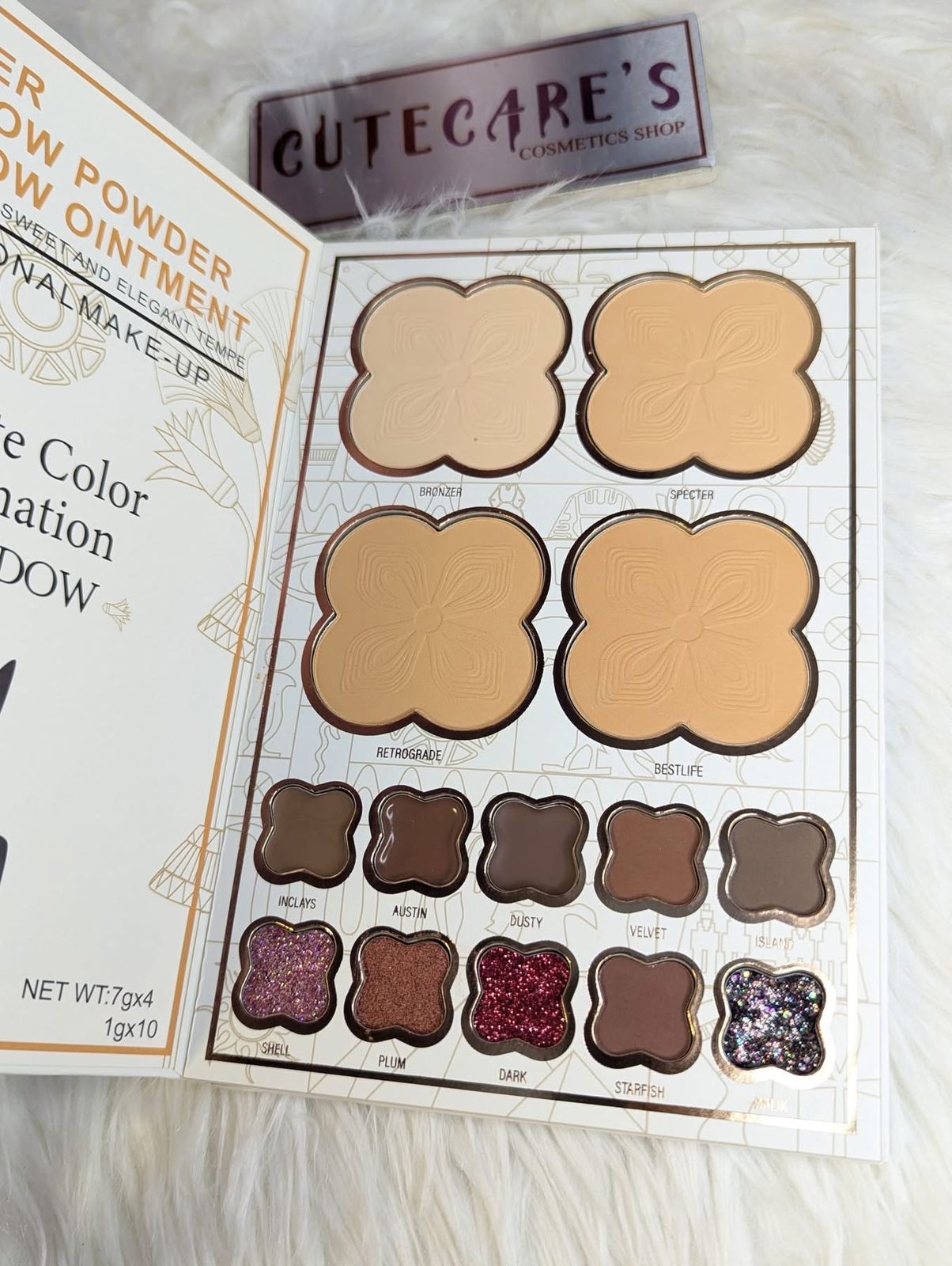 Beautyful 6 Fold Eyeshadow Pallete