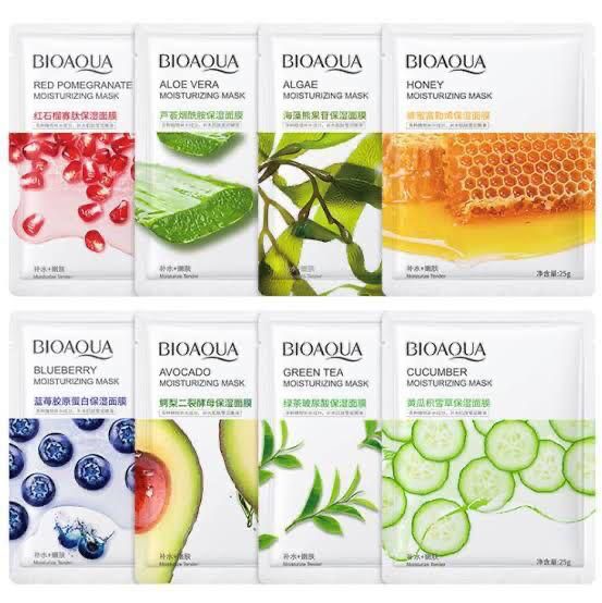 Bioaqua Face Sheet Mask Pack Of 8