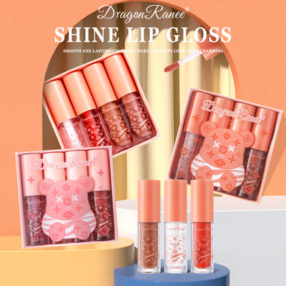 Dragon Ranee 4 Pcs Shine Lipgloss Set