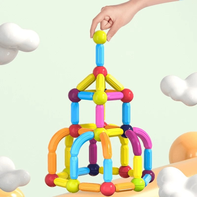 Magnetic Sticks Building Blocks For Kids Early Learning & Development 56 Pcs