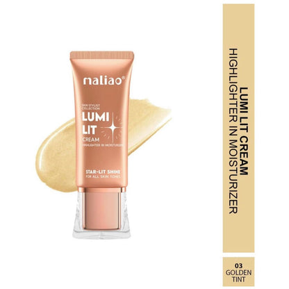 Maliao Lumi Lit Cream Highlighter and Moisturizer - Star Lit Shine for Radiant Glow