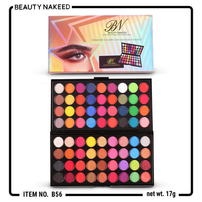 BN Beauty Nakeed 72 Color Eyeshadow Palette