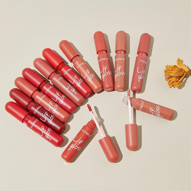 Hudamoji Non Stick Beauty Lip Gloss 6Pcs Set