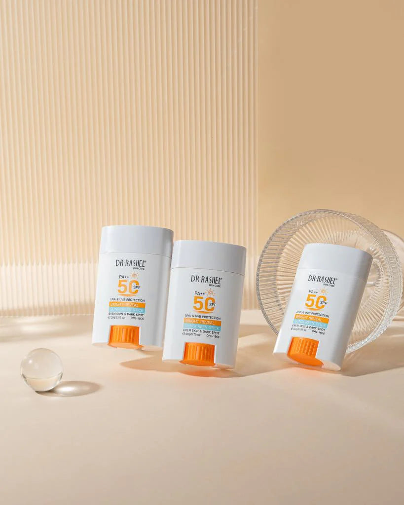 Dr Rashel Skin Care UVA & UVB Protection Bright Reveal Sunscreen Stick SPF50 PA++