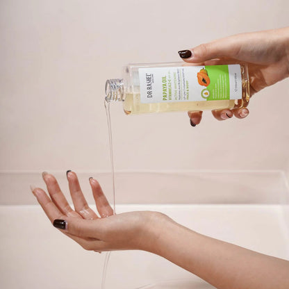 Dr Rashel Face & Body Papaya Oil Vitamins A,C+E SPF50+ Active Whitening Hydrates and Brightens Skin
