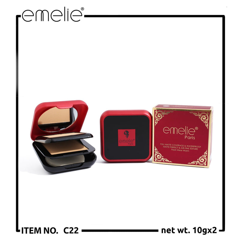 Emelie Cosmetics Matte Coverage Compact Powder