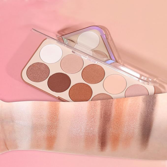 Miss Rose 10 Color Nude Highlighter And Contour Palette