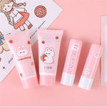 XIANG'z Cool Strawberry Bunny Moisturizing Set Moisturizing Lip Balm Hand Cream Set