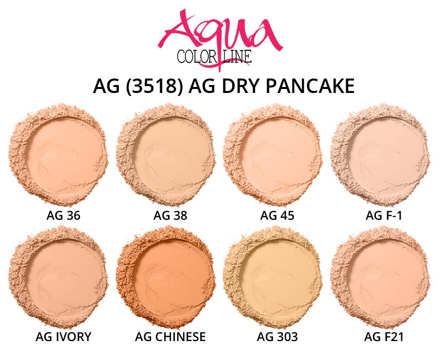 Aqua Color Line Dry Pancake