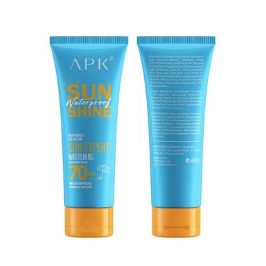 APK Whitening Sunscreen Cream SPF 70+++