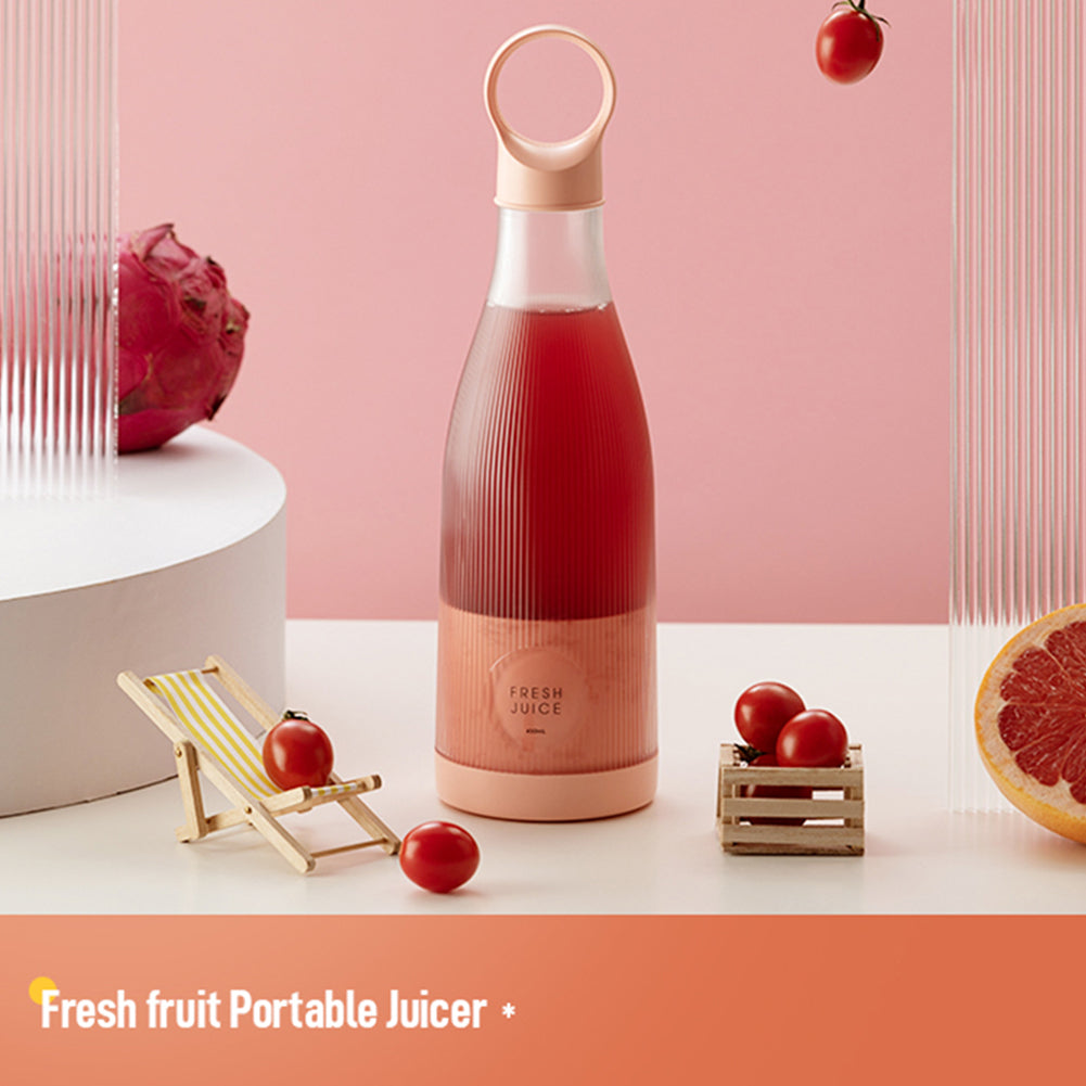 Portable Blender Juicer Bottle Mixer Electric Wireless Charge Mini Fruit Mixers Juicer Cup Blender Milkshake Juice Maker Machine
