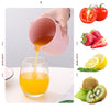 Portable Anti-Slip Reamer Hand Fruit Manual Juicer Orange Squeezer Lid Rotation