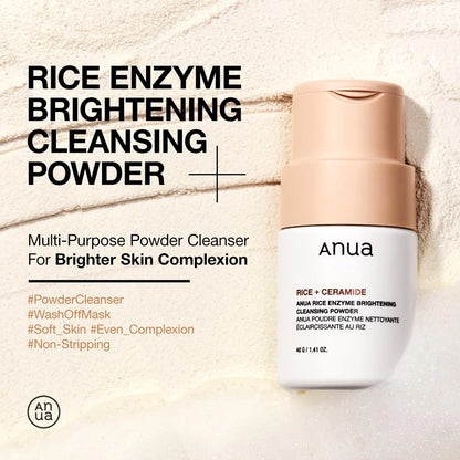 Anua RICE + CERMIDE CLEANSING POWDER 40G