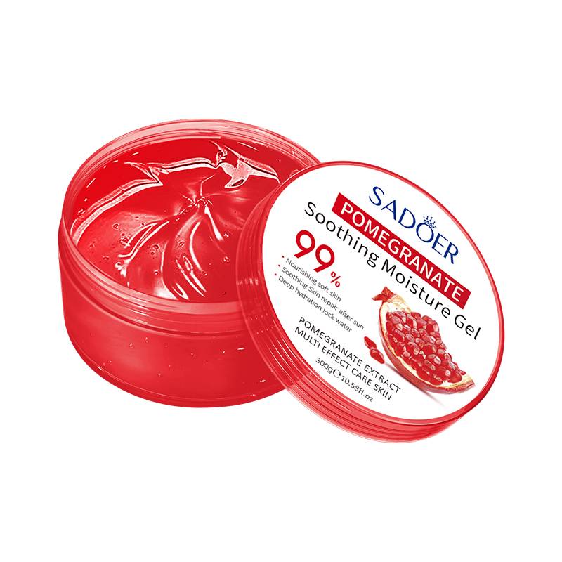 SADOER Pomegranate Fresh Brightening Soothing Moisture Gel Hydrating Nourishing Moisturizing Gel 300g