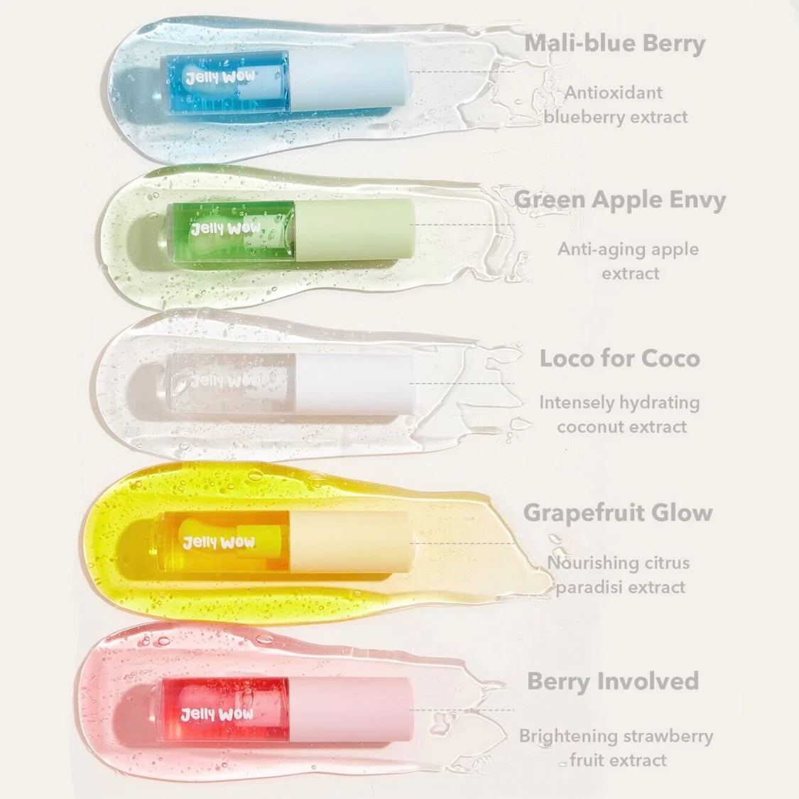 Sheglam Jelly Wow Hydrating Lip Oil – Pack of 5