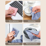 Multipurpose Reusable Towel Wipes Tissue Cleaning Cloth Wipes 10pcs Box