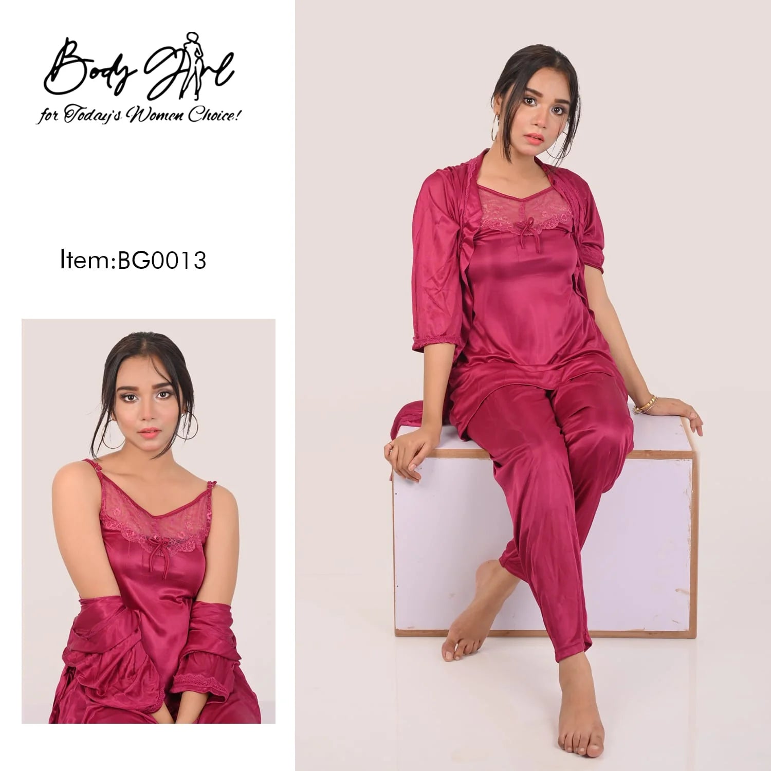 Body Girl Dreamy Dusk Pink Nighty Pink BG0013