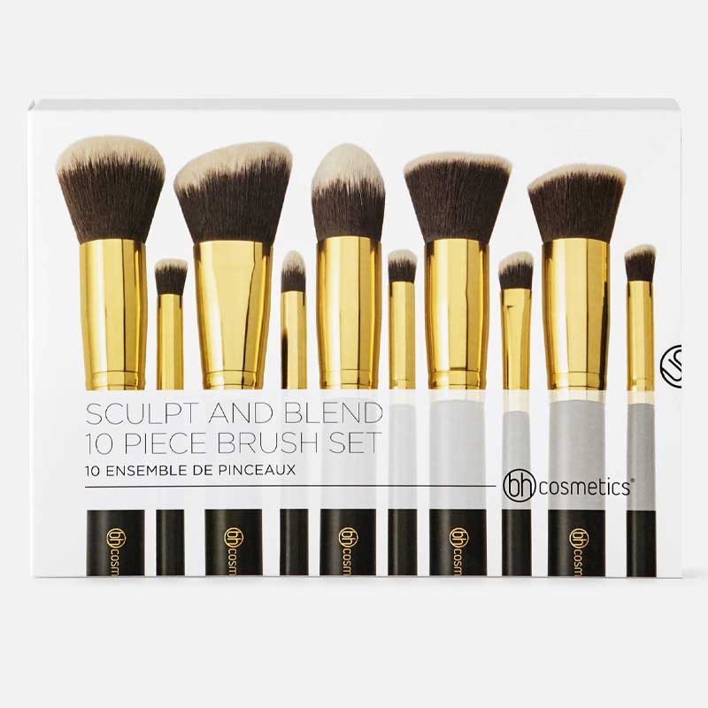 BH Cosmetics Sculpt and Blend 3 – 10 Piece Brush Set