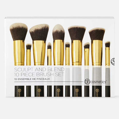 BH Cosmetics Sculpt and Blend 3 – 10 Piece Brush Set