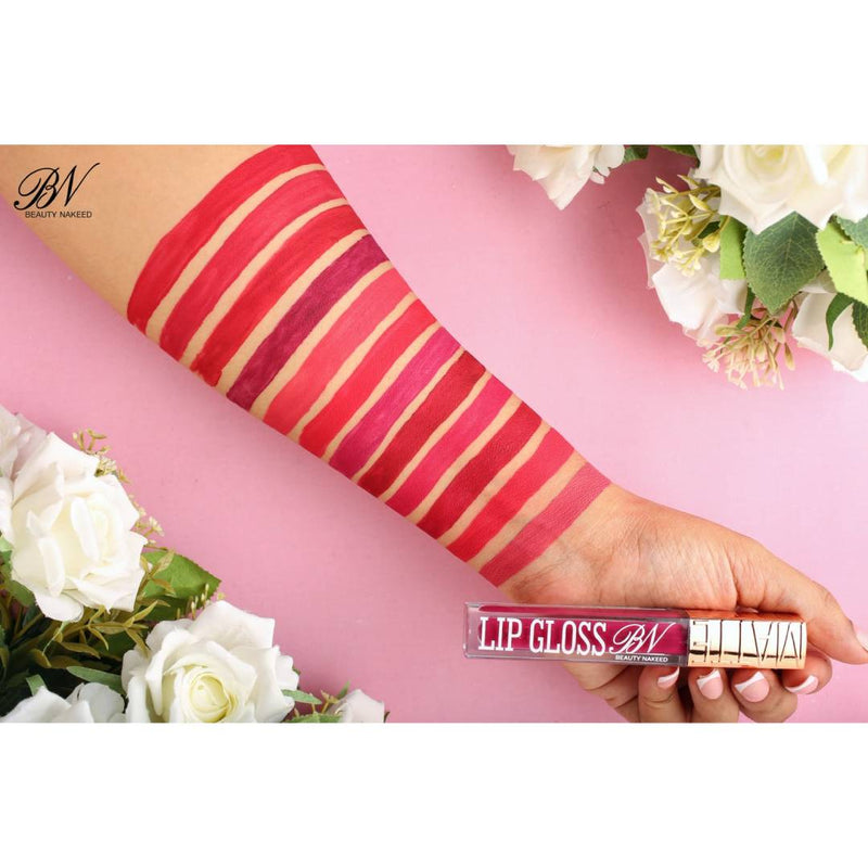 BN Beauty Nakeed Long Lasting Fashion Color Matte Lip Gloss 12Pcs Set