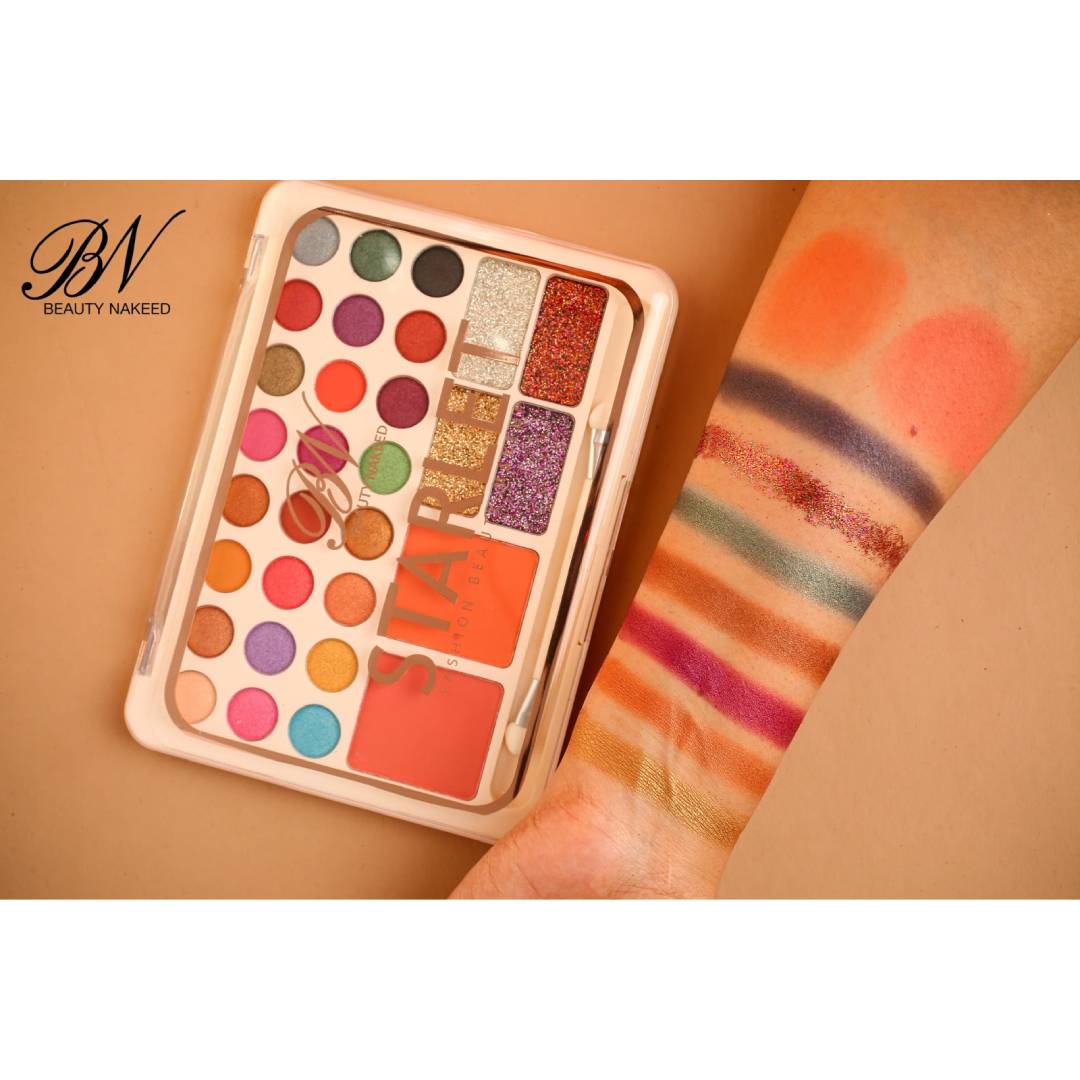 BN Beauty Nakeed Starlet Fashion Beauty Ultra Shimmer Makeup Eyeshadow Palette