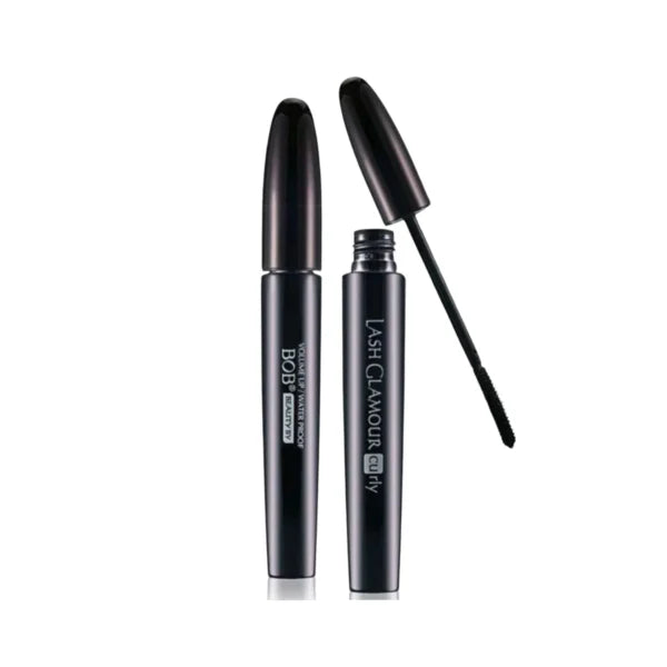 BOB 360 Big Eyelash Extreme Black Lash Glamour Curly Dense Waterproof Mascara