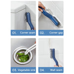 2in1 Multipurpose Bathroom Tile Floor Gap Cleaning Brush