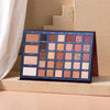 68 Colors Professional Glitter Matte Shimmer Eyeshadow Palette With Highlight Bronze Blush