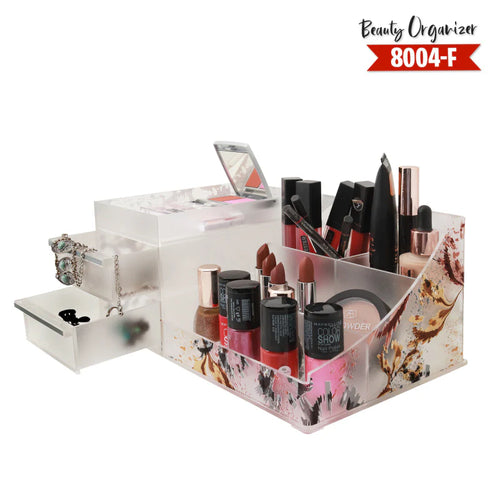 Makeup Organizer For Vanity Large Capacity Desk Organizer With Drawers Countertops Large 8004