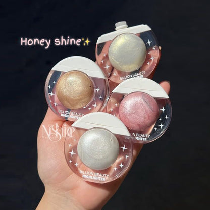 Billion Beauty Liquid Highlighter 4pcs Set + Ribia Beauty Liquid 6pcs Mini Cute Blush Set