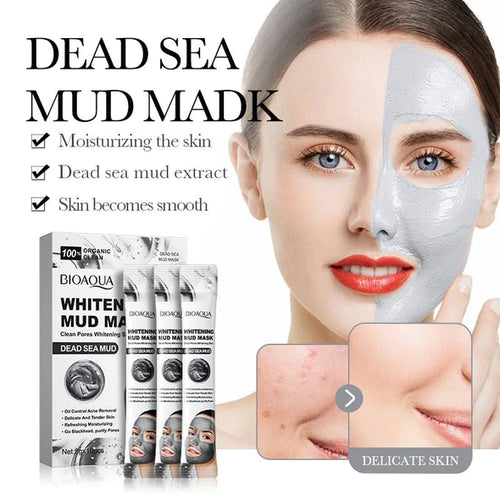 Bioaqua Dead Sea Mud Whitening Mud Mask 8g Pack of 10 Pcs