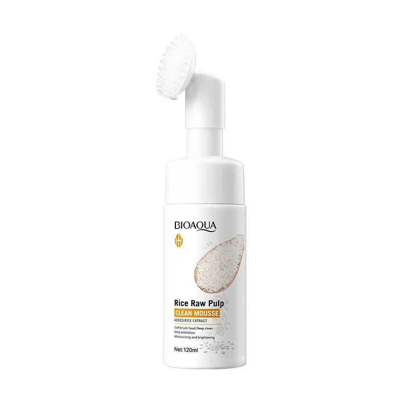 Bioaqua Rice Raw Pulp Deep Cleaning Hydrating Mousse 120ml