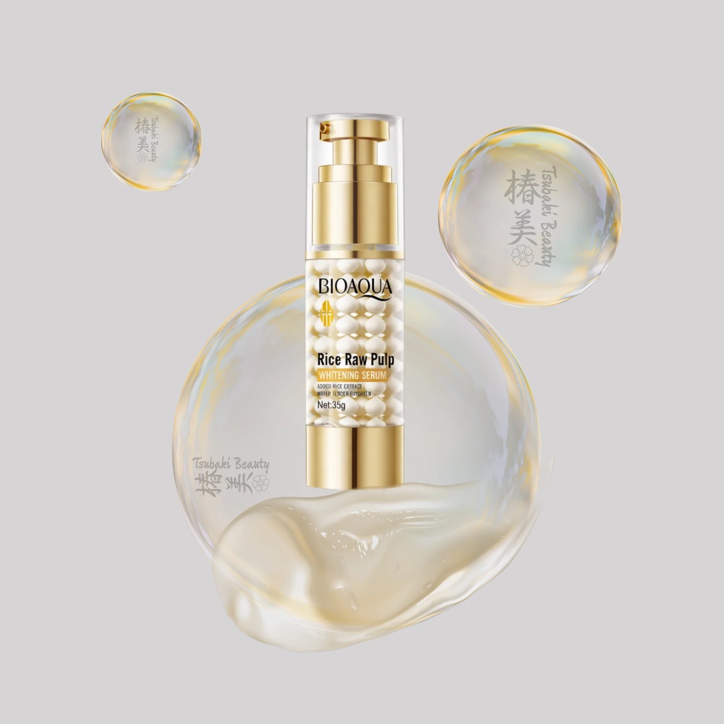 Bioaqua Hyaluronic Acid Anti Wrinkle Anti Aging Face Serum Moisturizing Organic Rice Collagen Essence