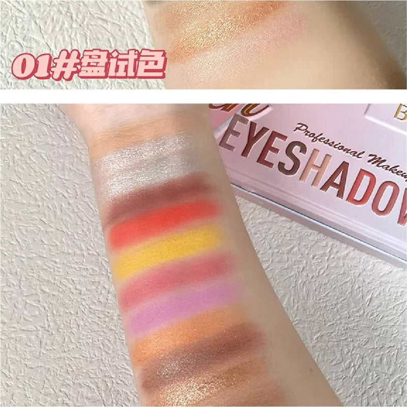 Biya Sweet Peach 12 Color Highlighter Shimmer Eyeshadow Palette