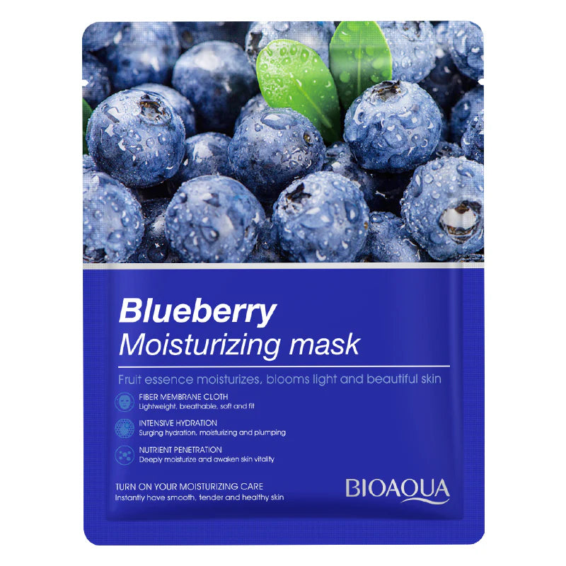 BIOAQUA Blueberry Moisturizing Face Sheet Mask