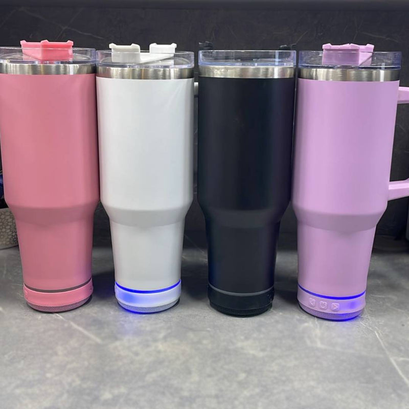 Bluetooth Speaker Stainless Steel Tumbler