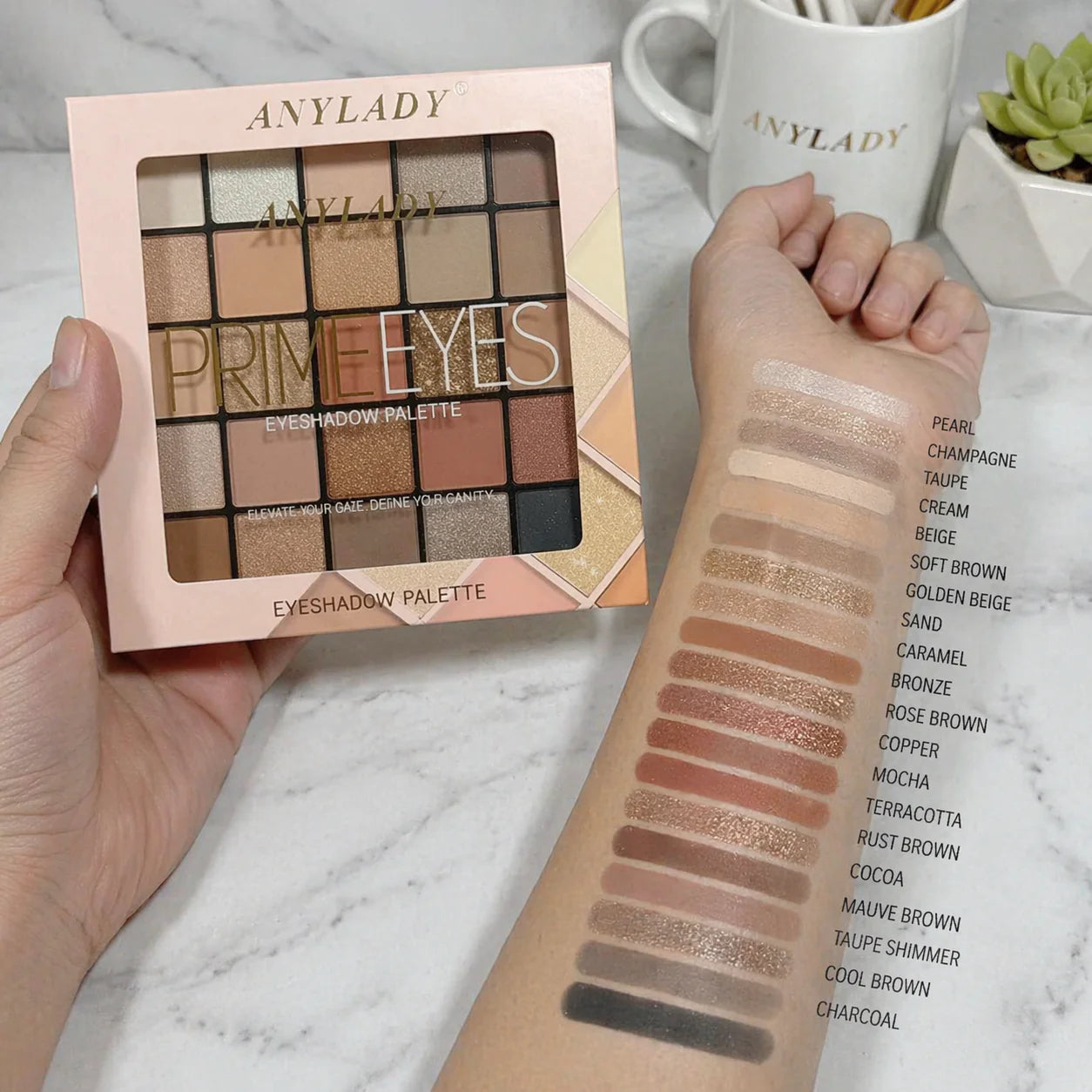 Any Lady 25 Prime Colour Eyeshadow Palette