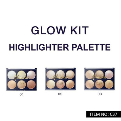 CVB Glow Kit 6in1 Highlighter Palette