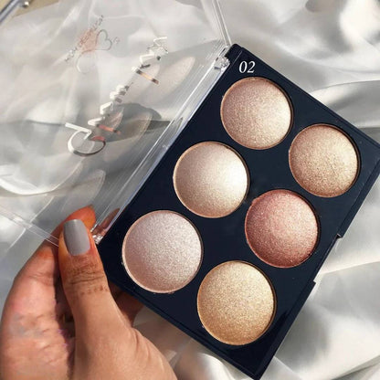 CVB Glow Kit 6in1 Highlighter Palette