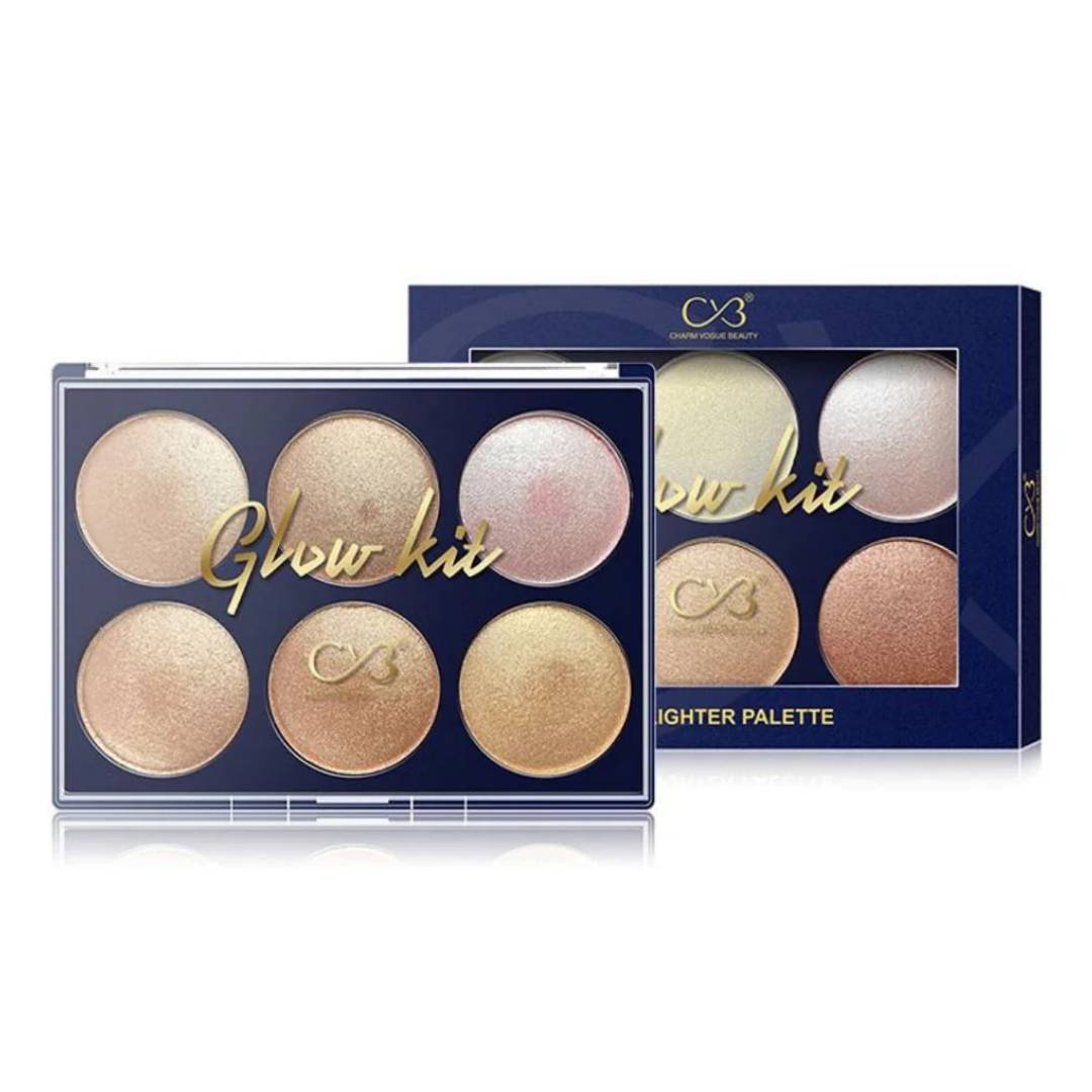 CVB Glow Kit 6in1 Highlighter Palette