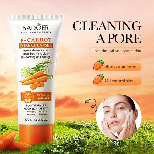 Sadoer Carotene Beta Carrot Pore Cleanser 100g