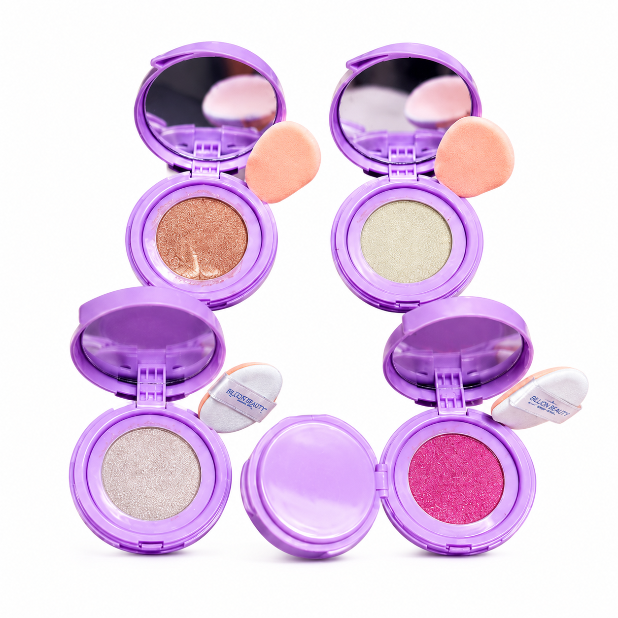 Billion Beauty Professional Glow Cushion Highlighter 4 Pcs Set