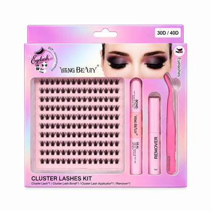 Yiting Beauty DIY Cluster Eyelashes Extension Kit 20D/30D Mix