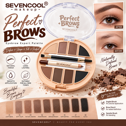 SevenCool Perfect Brows Eyebrow Shaping Kit