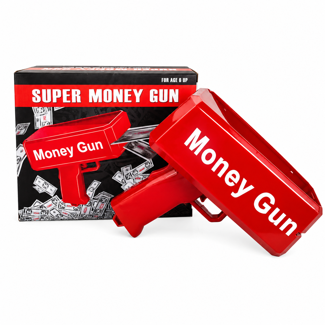 Money Launcher Toy for Parties with Play Money Included for All Ages
