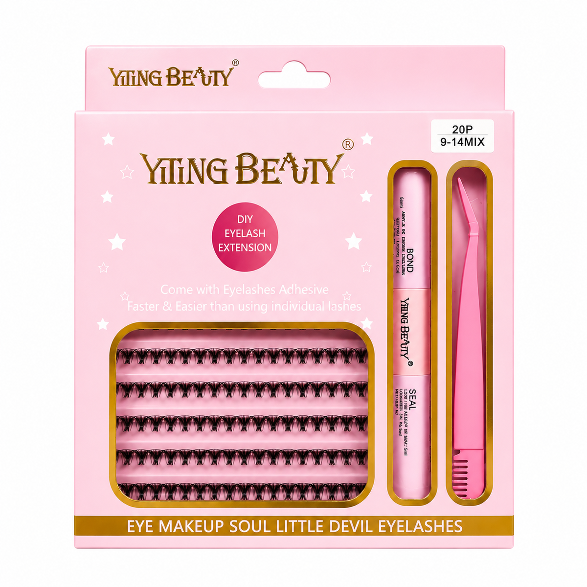 Yiting Beauty DIY Eyelash Extension Kit