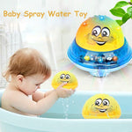 Water Sprinkler Ball Rotatable With Colorful LED Light Bath Toy For Kids