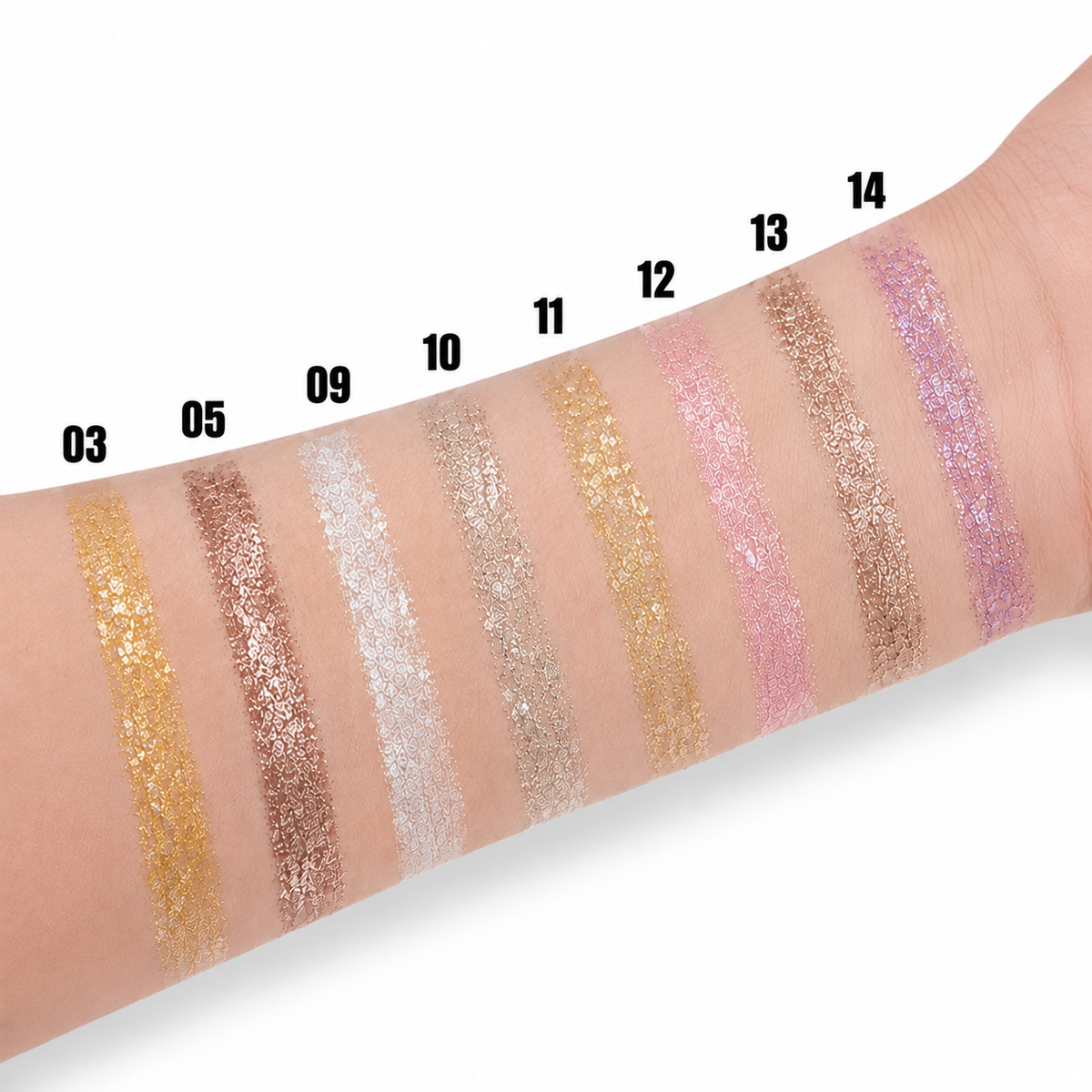 Miss Rose Glitter Eyeliner Pack of 8