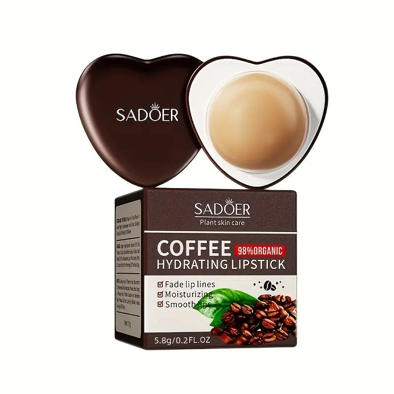 Sadoer Coffee Hydrating Moisturizing Exfoliating Lip Balm